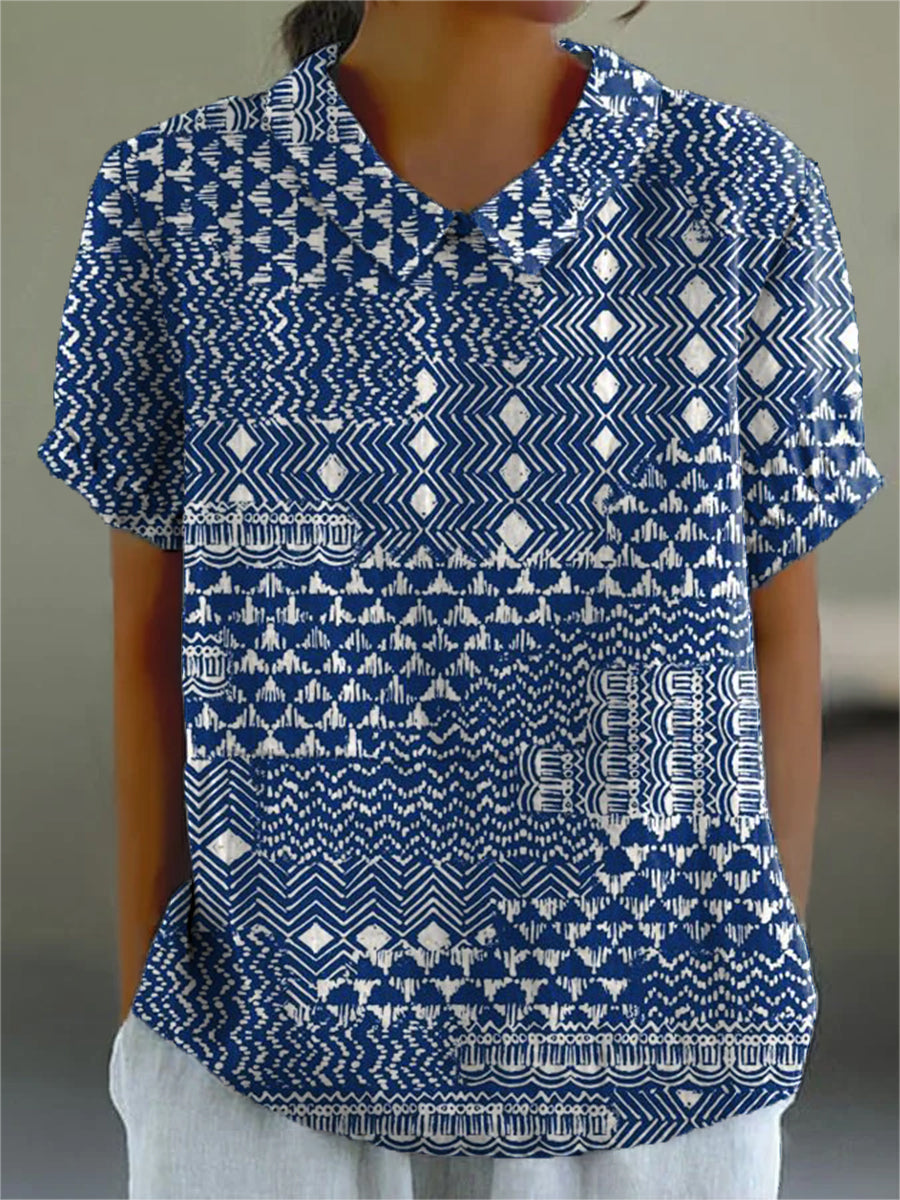 Zara | Tribal Print Skjorte