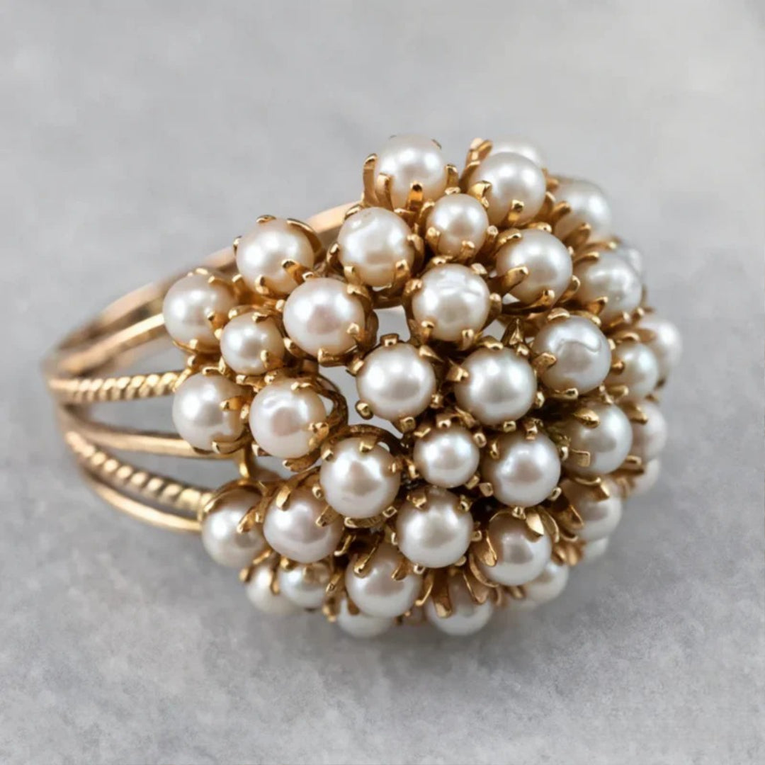 Ingrid | Perleblomstring Ring