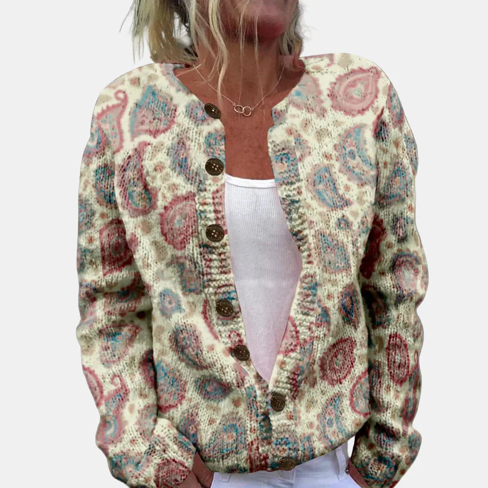 Lucia | Chic Grafisk Cardigan