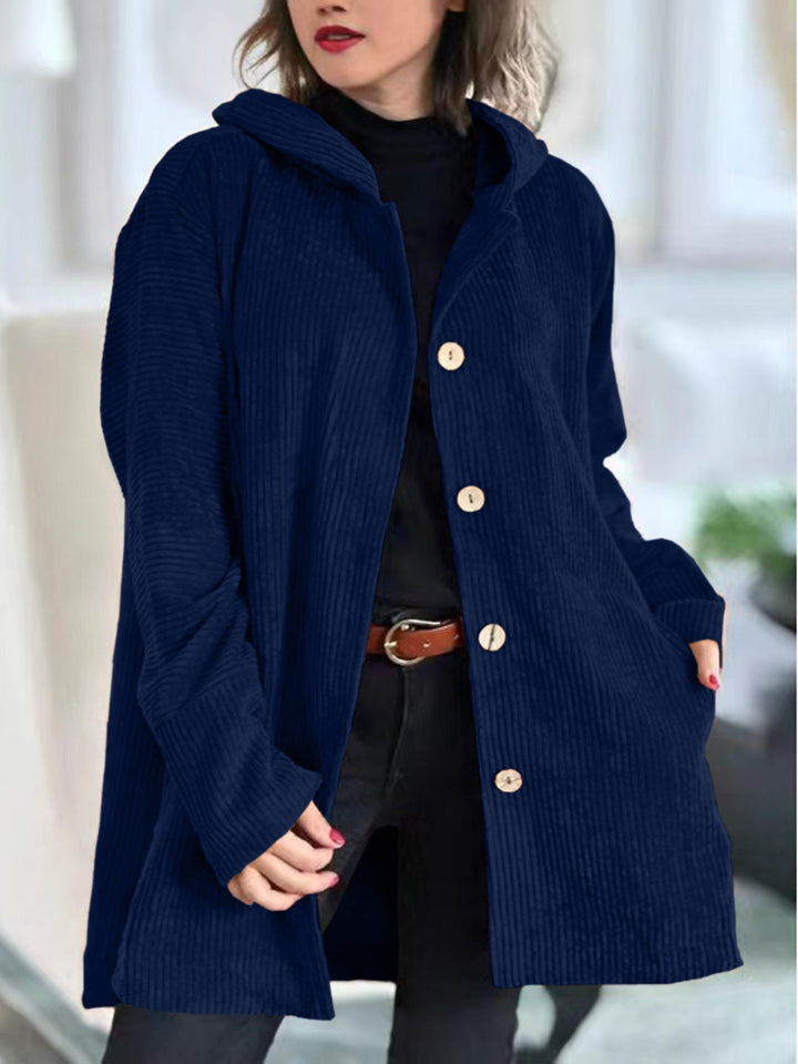 Elfrikka | Jakke med Knapper og Hood