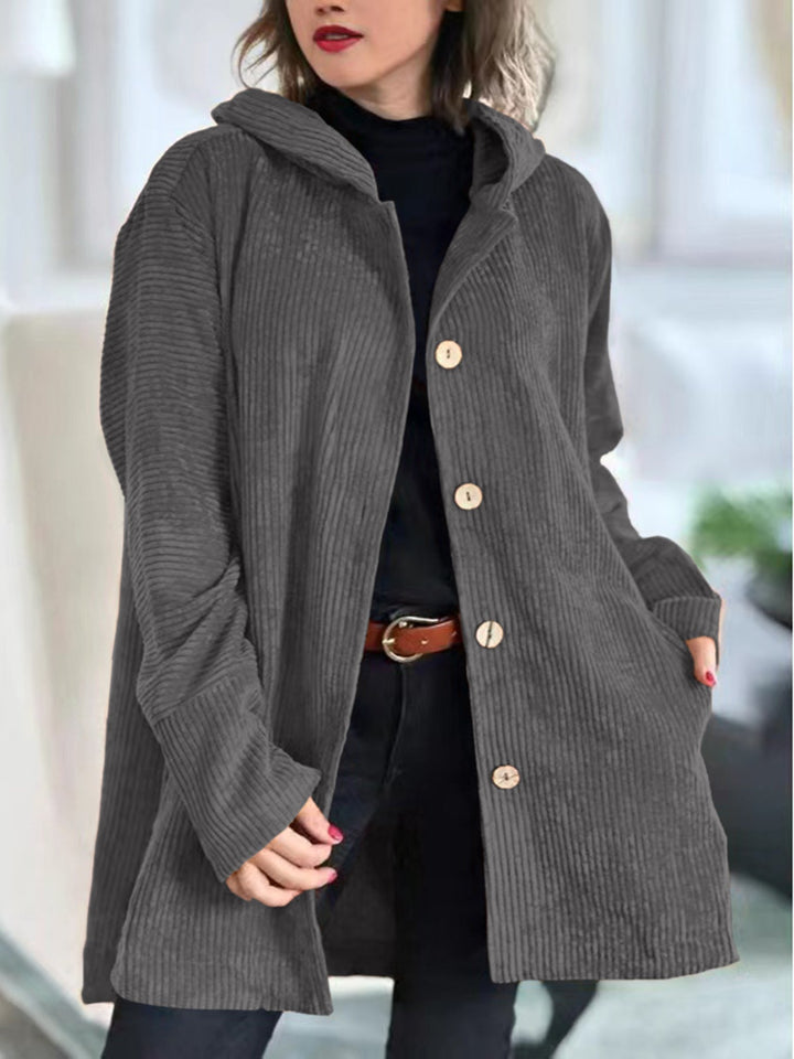 Elfrikka | Jakke med Knapper og Hood