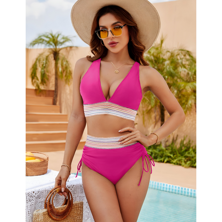 Luna - Feminint Høyt Liv Bikinisett