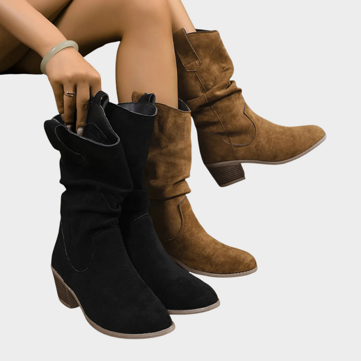 Jade | Cowboystøvler med mellomhæl