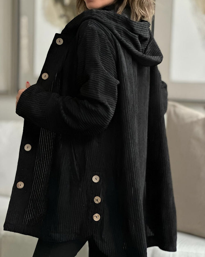 Elfrikka | Jakke med Knapper og Hood