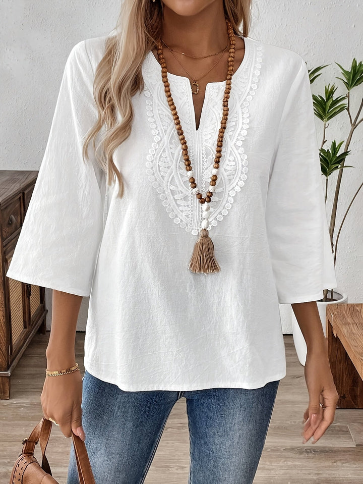 Liss | Bohemsk bomullsbluse