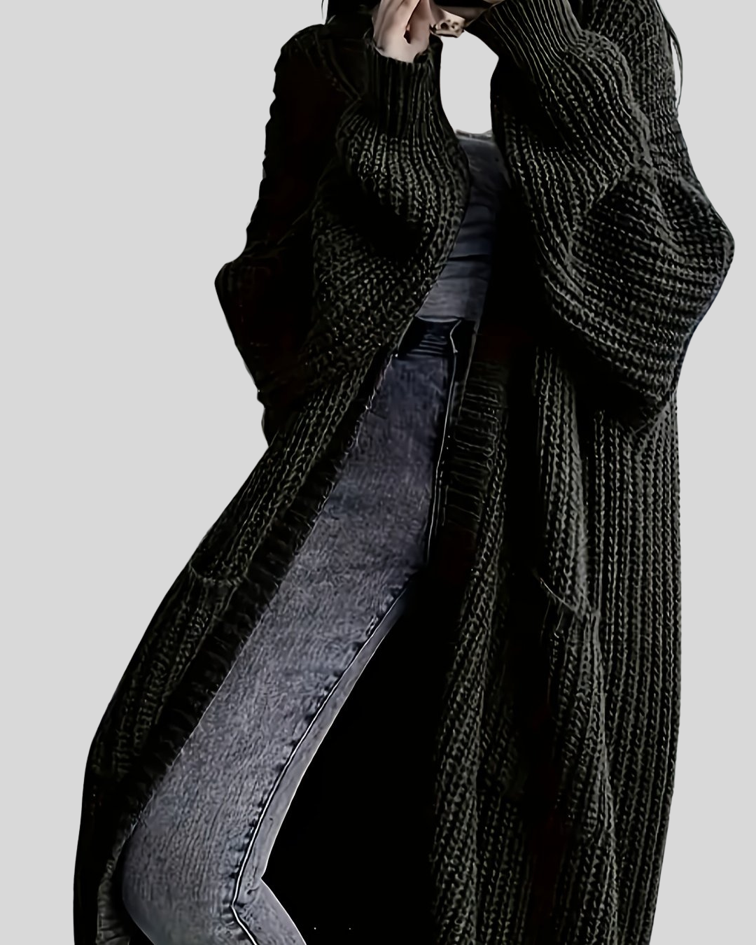 Rønnfrida | Lang Elegant Cardigan