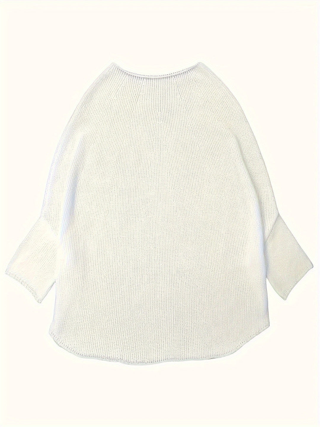 Natalie | Elegant Batwing Strikkegenser