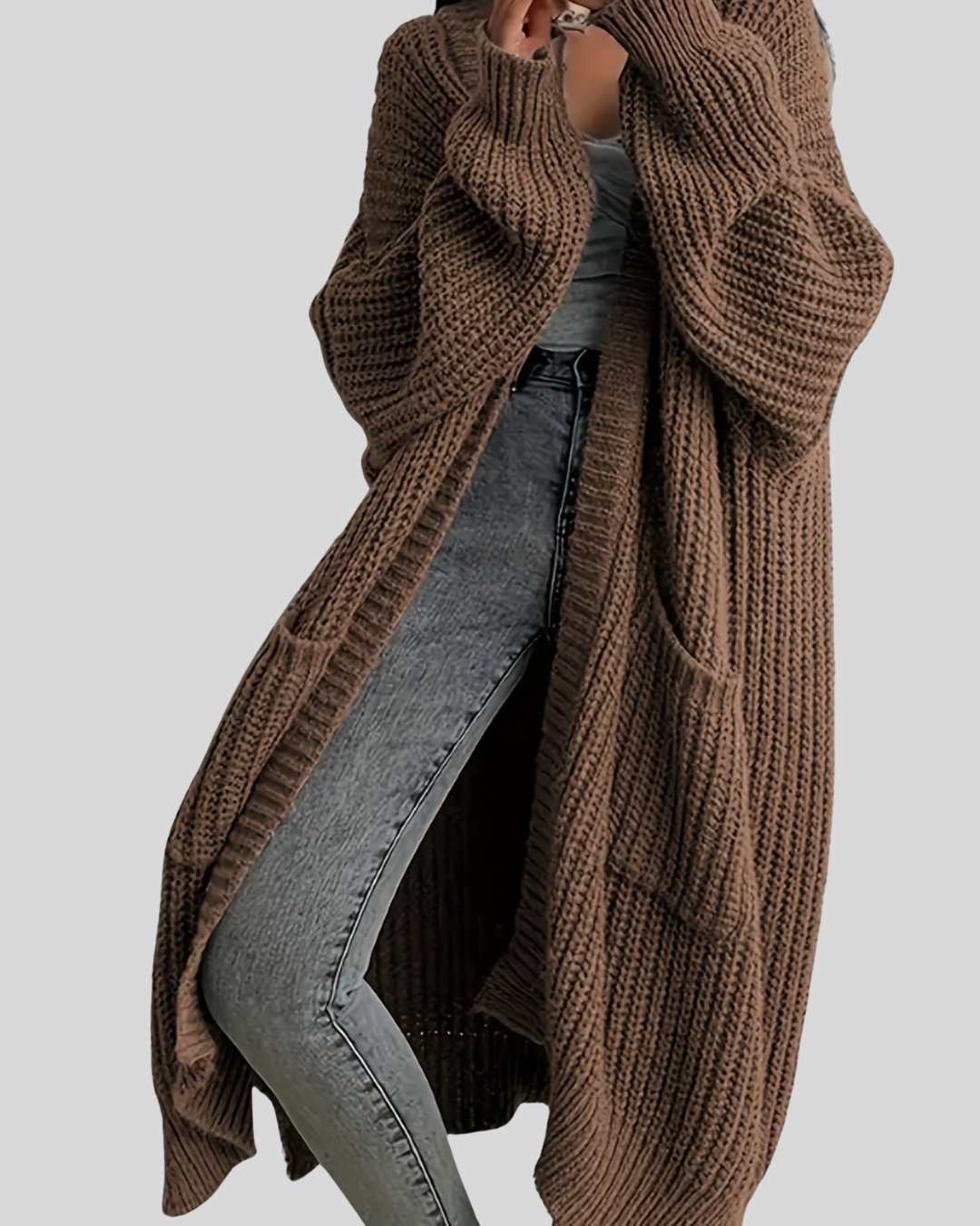 Rønnfrida | Lang Elegant Cardigan