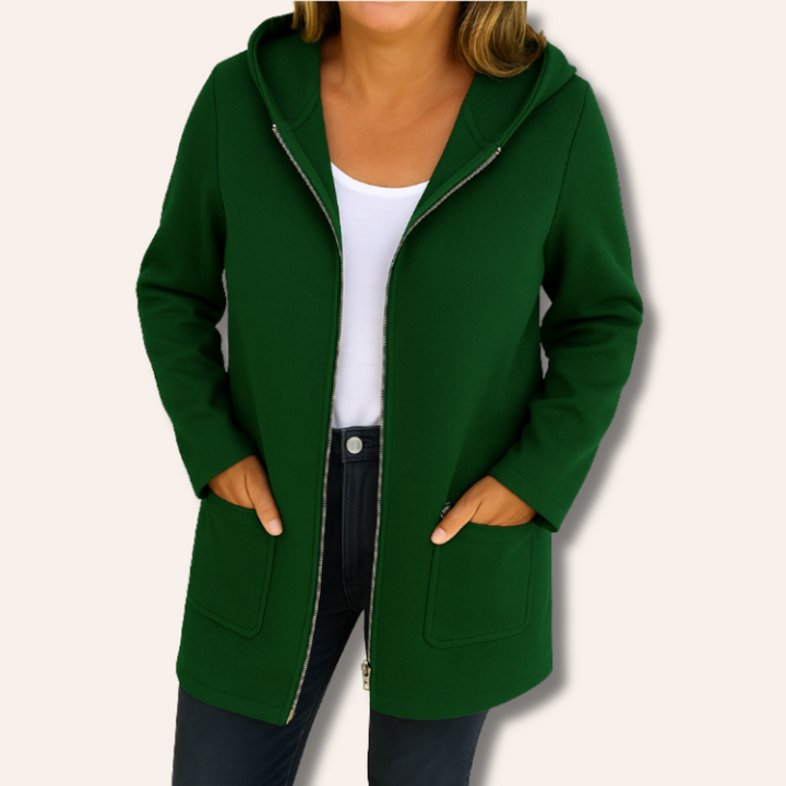 Hegfrida | Jakke med Glidelås og Hood