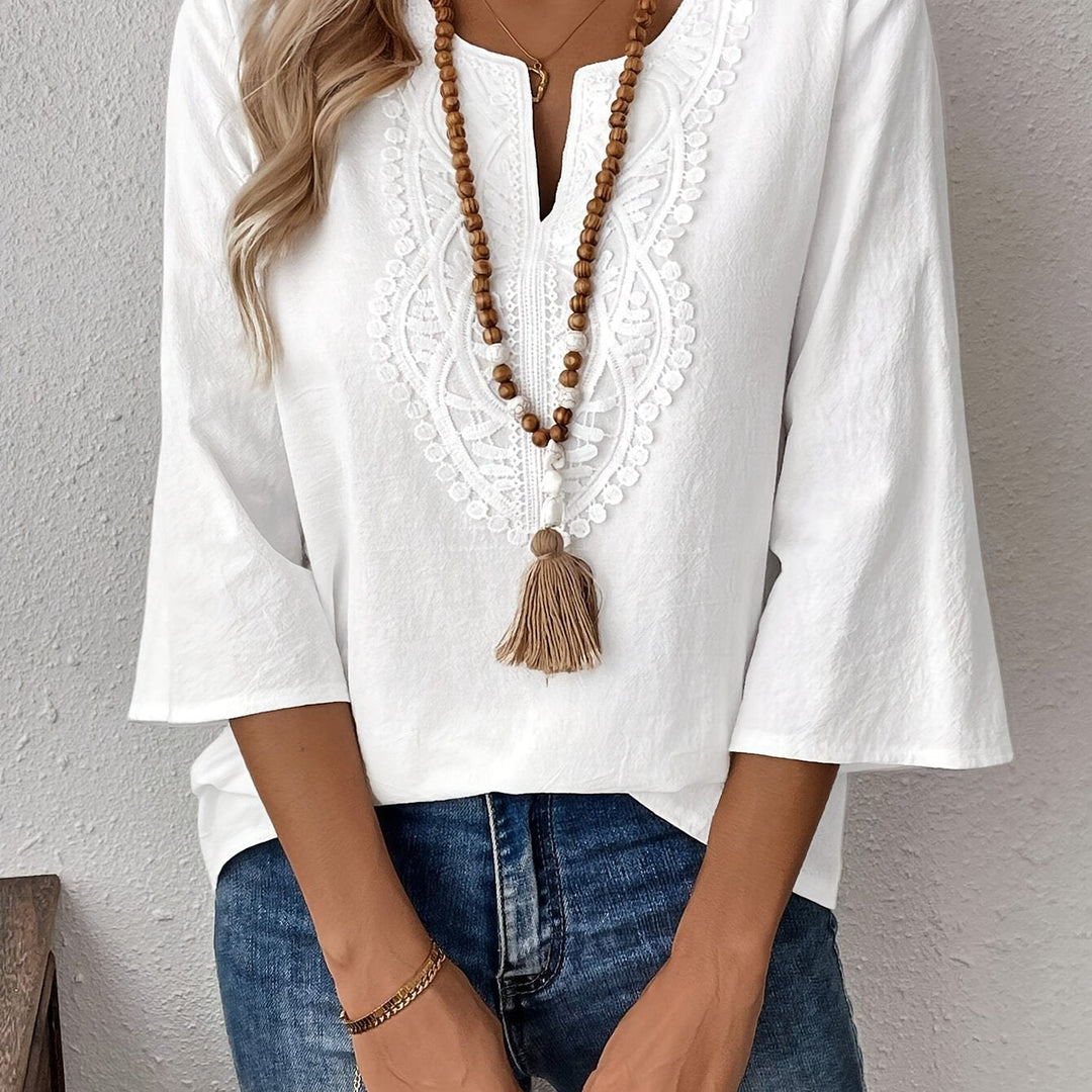 Liss | Bohemsk bomullsbluse