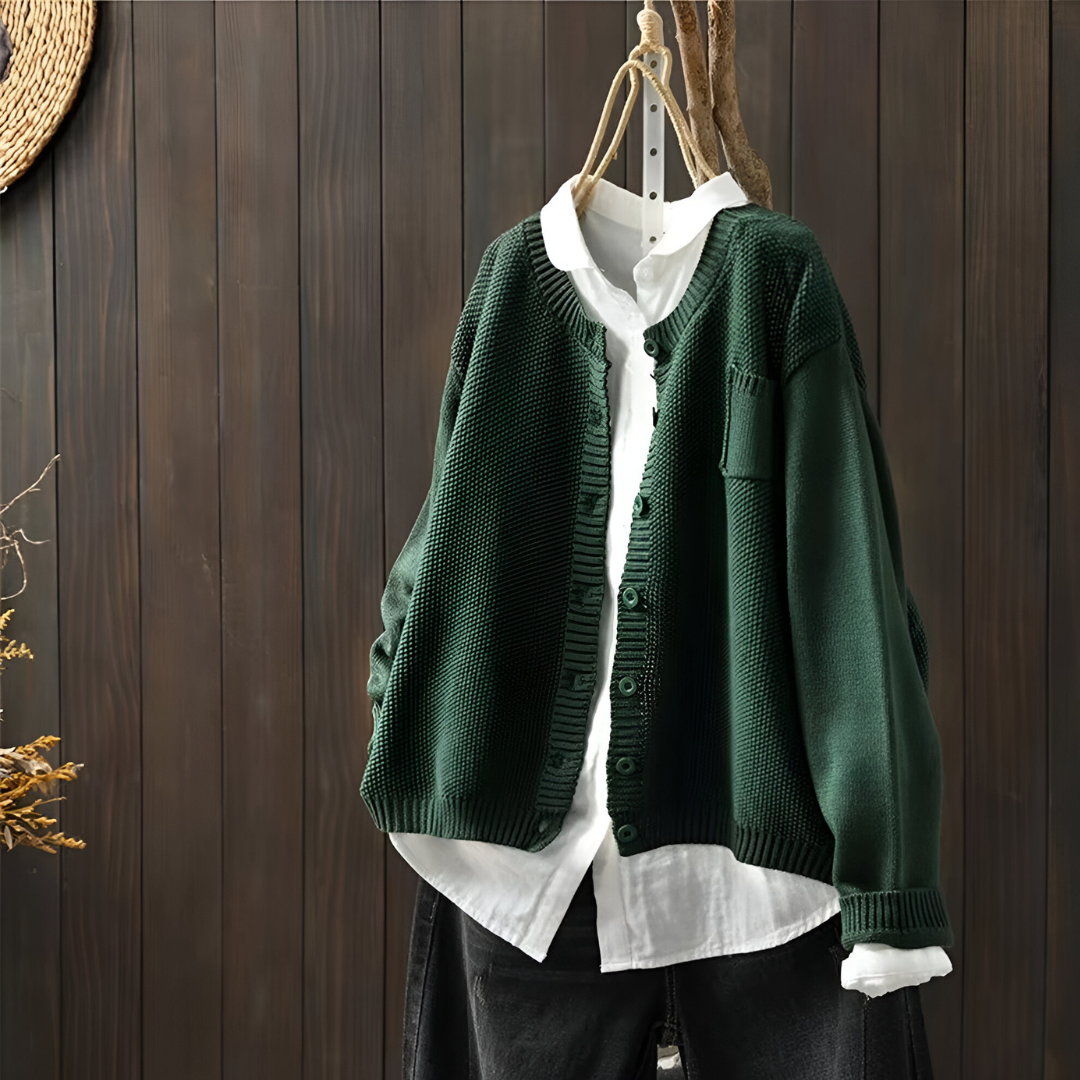 Mila - Casual Strikket Cardigan