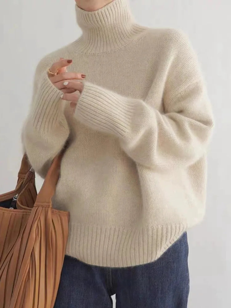 LENA - Premium Turtleneck Genser