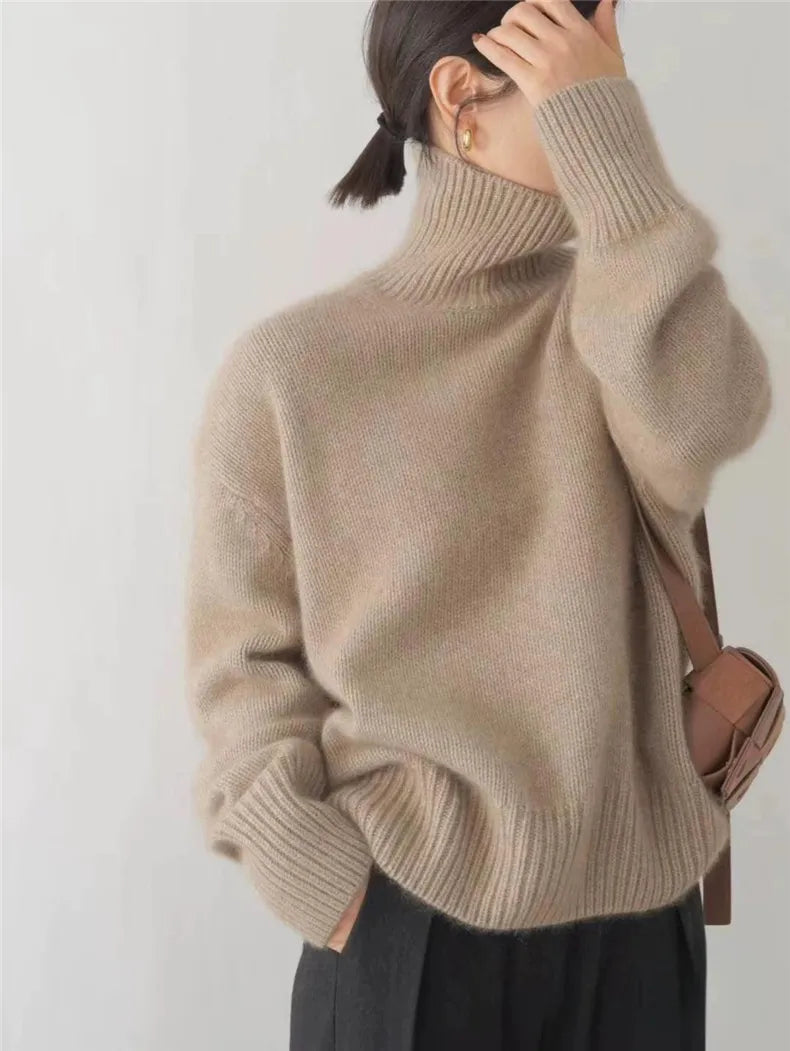 LENA - Premium Turtleneck Genser