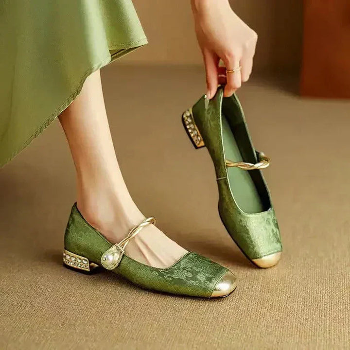 Signa | Elegante Ballerinasko med Detaljer