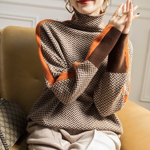 Mia - Stripete Genser