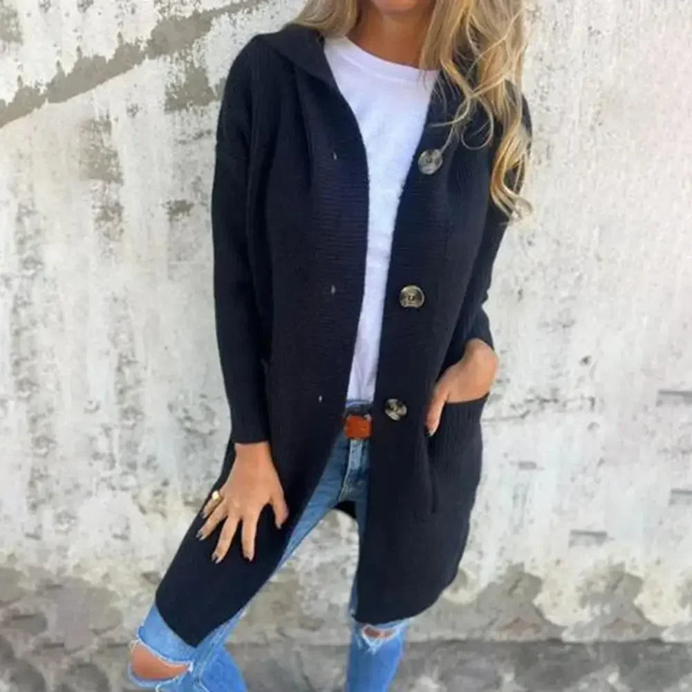 Selbjørg | Lang Knappecardigan