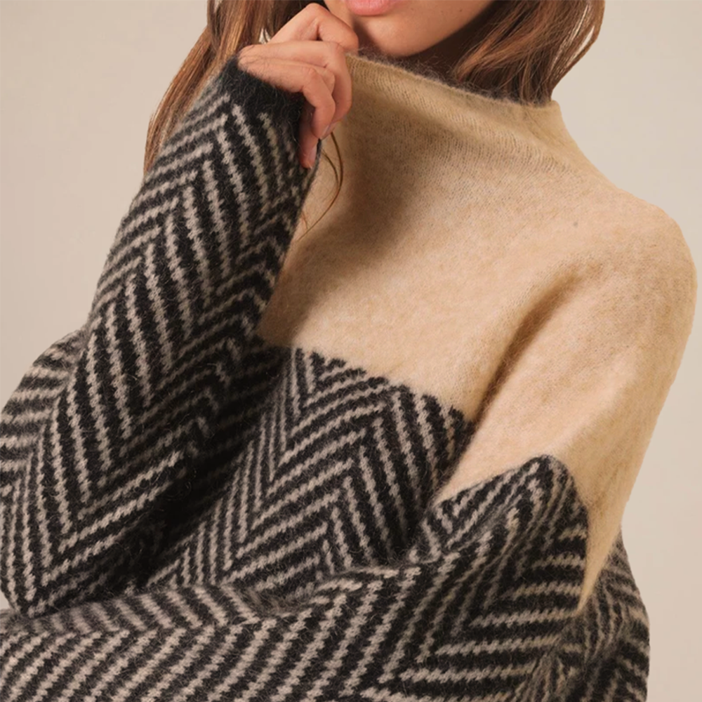 Adelie - Strikket Turtleneck Genser