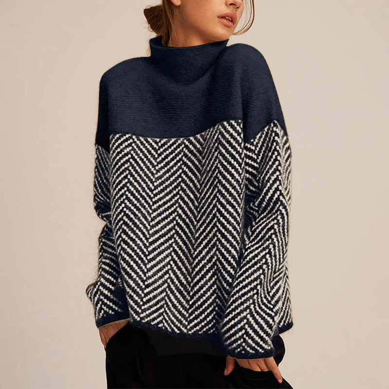 Adelie - Strikket Turtleneck Genser