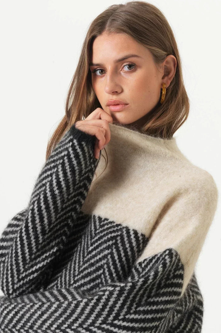 Adelie - Strikket Turtleneck Genser