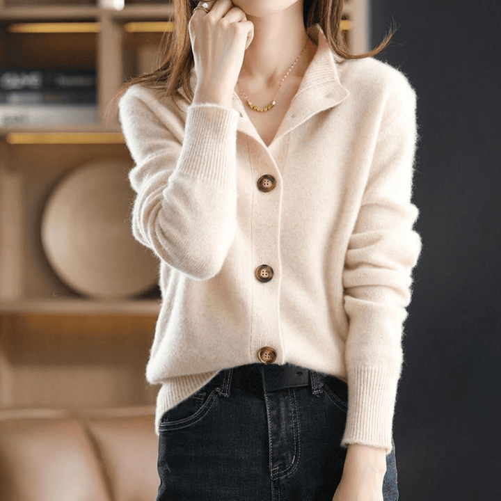 Anita - Cashmere Strikket Cardigan