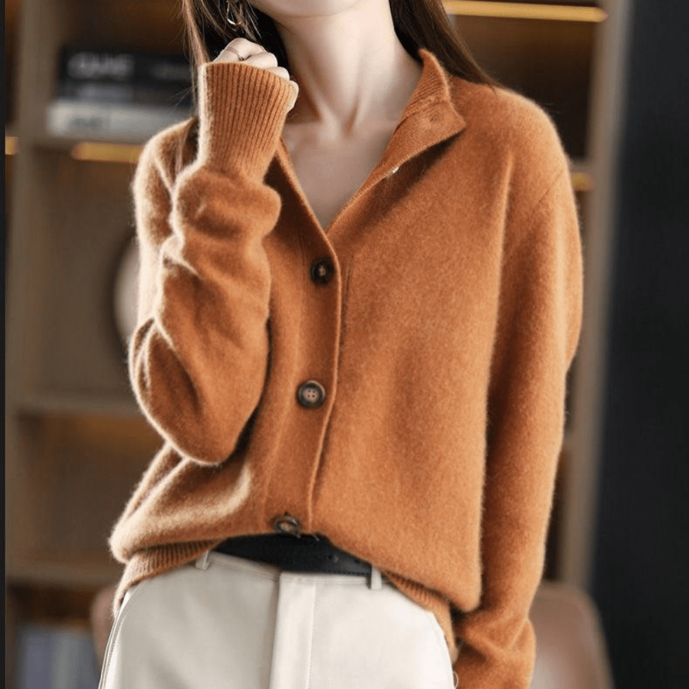 Anita - Cashmere Strikket Cardigan