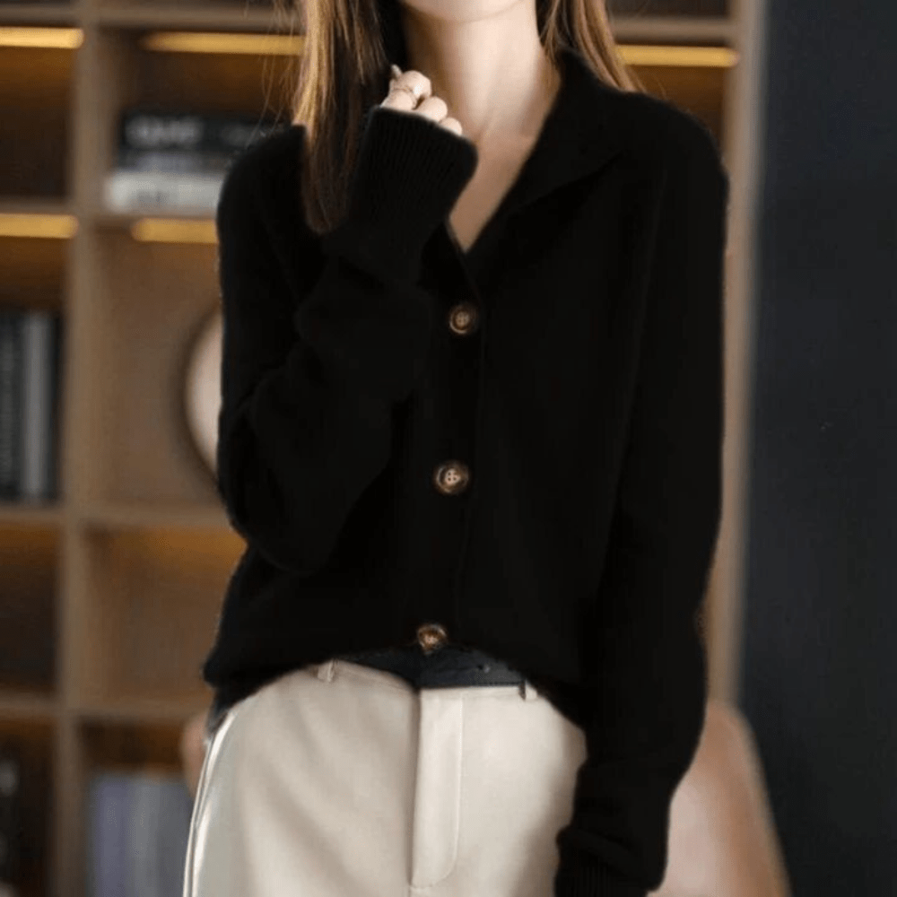 Anita - Cashmere Strikket Cardigan