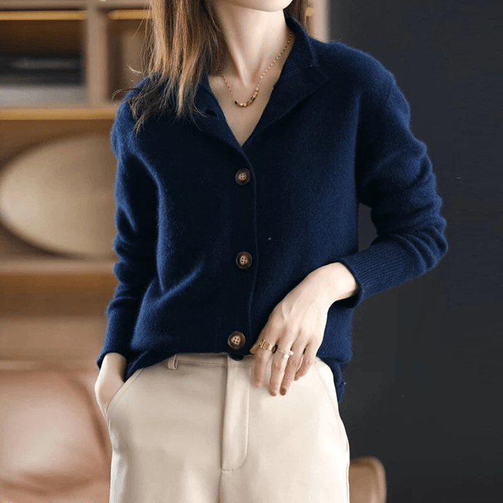Anita - Cashmere Strikket Cardigan