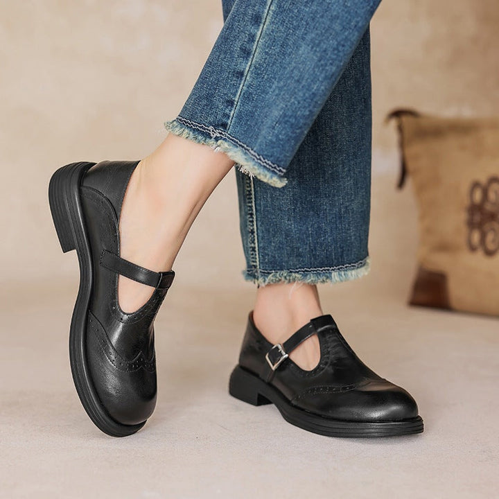 EVORAINE | ELEGANTE MARY JANES AUS LEDER
