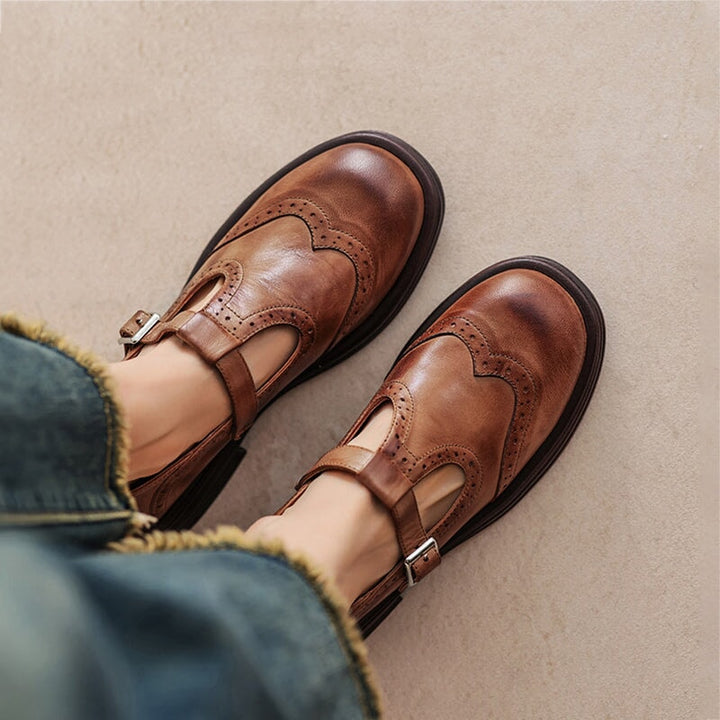 EVORAINE | ELEGANTE MARY JANES AUS LEDER