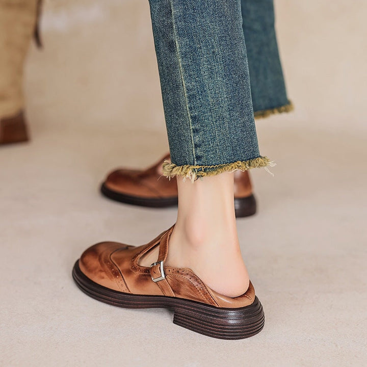 EVORAINE | ELEGANTE MARY JANES AUS LEDER