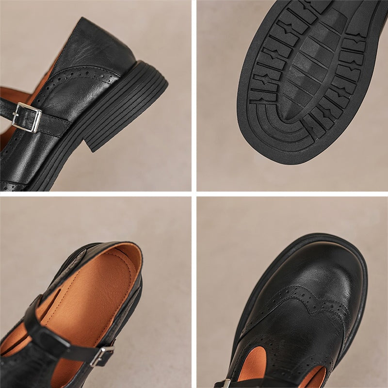 EVORAINE | ELEGANTE MARY JANES AUS LEDER