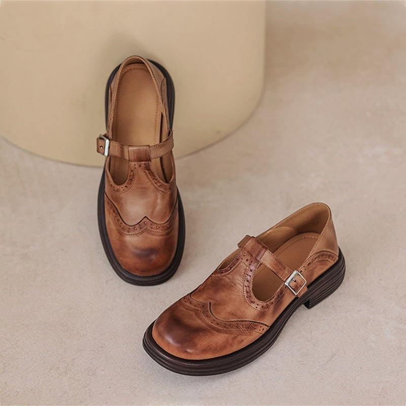 EVORAINE | ELEGANTE MARY JANES AUS LEDER