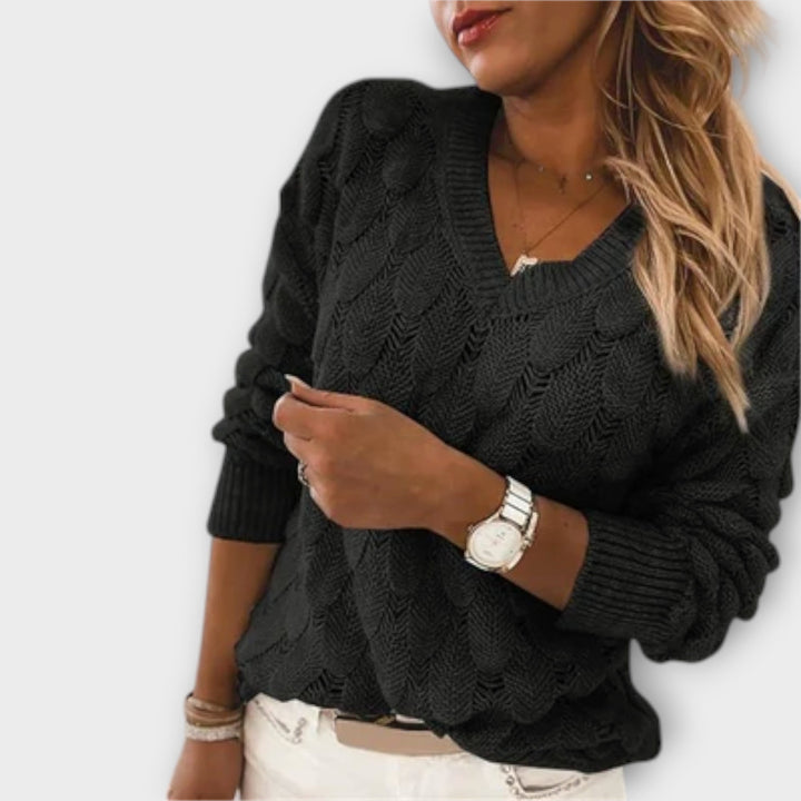 Venalarae – Pullover Med V-Hals