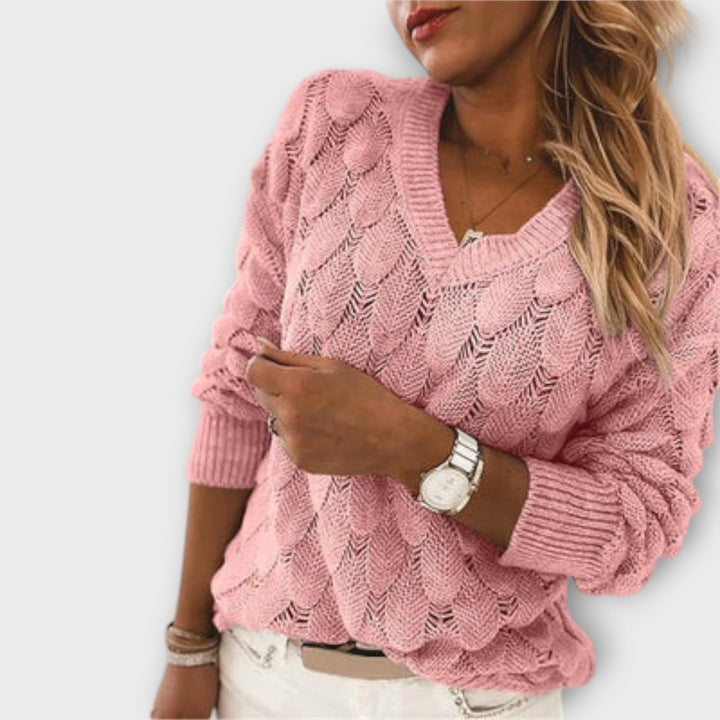 Venalarae – Pullover Med V-Hals
