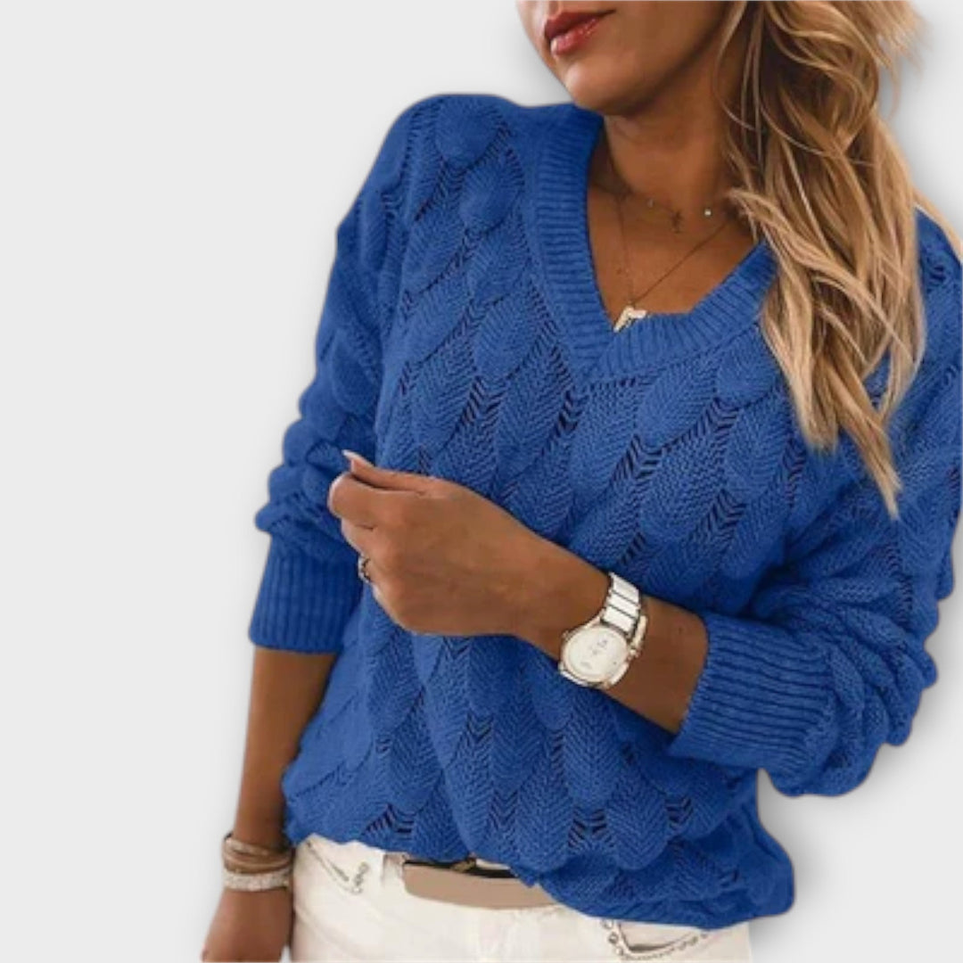 Venalarae – Pullover Med V-Hals